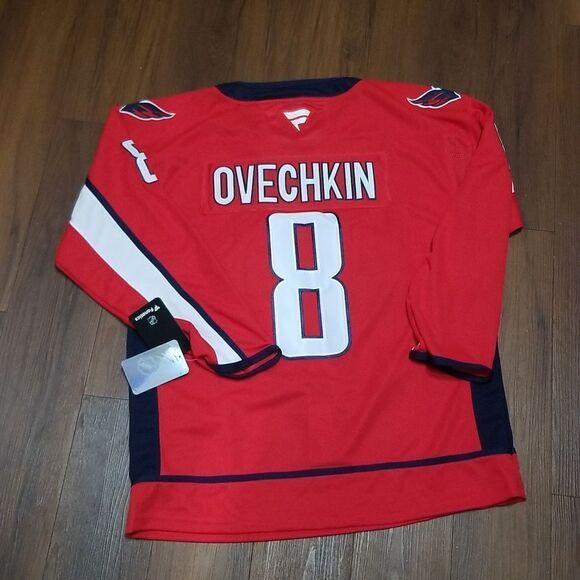 Washington Caps NHL Ice Hockey Jersey Sewn Stitched Size XL ( 54) Brand… - Picture 5 of 7